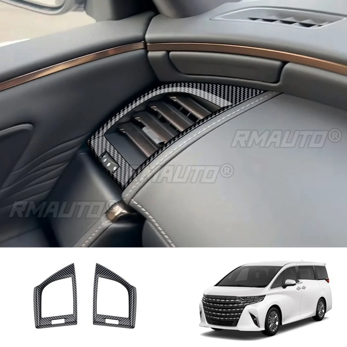 For Toyota ALPHARD VELLFIRE 40 Series 2023+ Left Right Air Outlet Frames Body Kit Air Vent Decoration Trim Car Accessories
For Toyota ALPHARD VELLFIRE 40 Series 2023+ Left Right Air Outlet Frames Body Kit Air Vent Decoration Trim Car Accessories