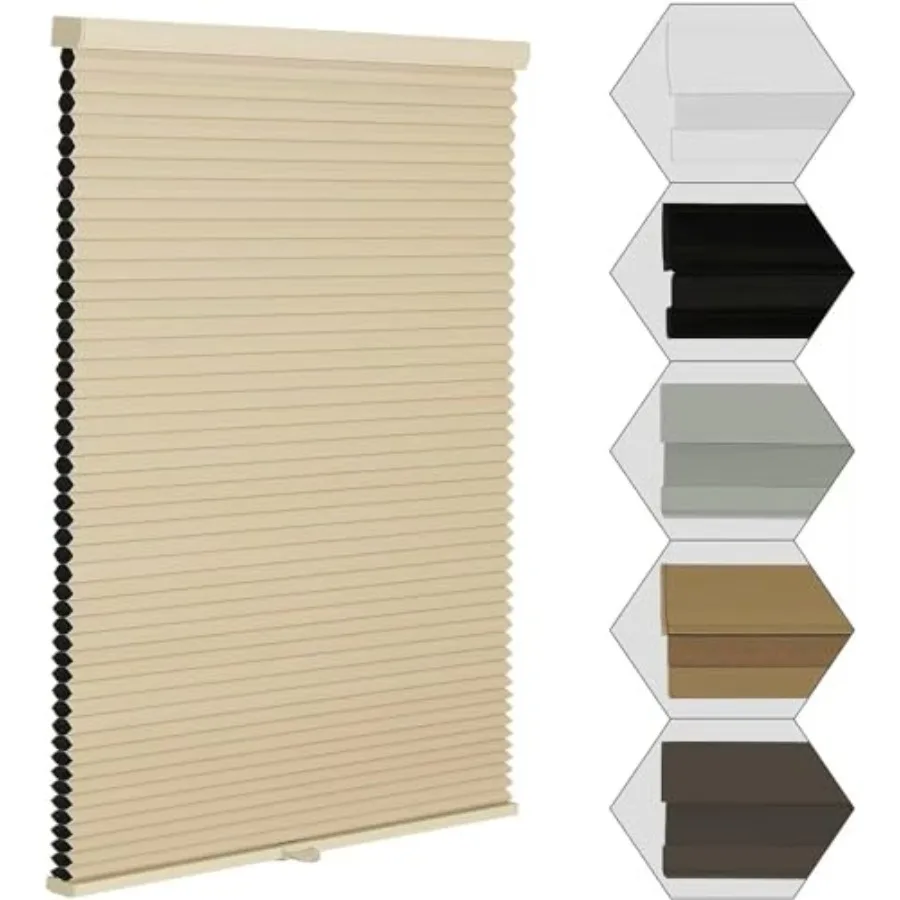 Cordless out Window Blinds and Shades Pull Down Room Darkening Window Shades Light Blocking Honeycomb Cellular Shade for Indoor
Cordless out Window Blinds and Shades Pull Down Room Darkening Window Shades Light Blocking Honeycomb Cellular Shade for Indoor