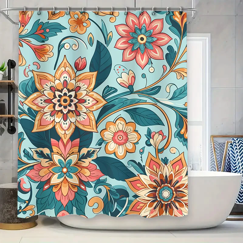 Изысканная занавеска для душа с цветочным принтом, декоративные водонепроницаемые аксессуары для ванной комнаты, набор ковриков для ванной с 3D цветочным принтом для украшения дома
Изысканная занавеска для душа с цветочным принтом, декоративные водонепроницаемые аксессуары для ванной комнаты, набор ковриков для ванной с 3D цветочным принтом для украшения дома