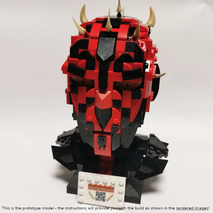 592PCS MOC Star Battle A Great Looking Darth Maul Head Helmets Model Building Blocks Stacking Bricks Creative Kid Toy Gifts Diy
592PCS MOC Star Battle A Great Looking Darth Maul Head Helmets Model Building Blocks Stacking Bricks Creative Kid Toy Gifts Diy