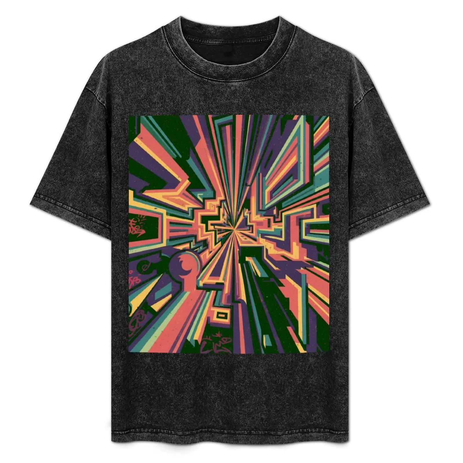 Vibrant Retro T-Shirt Fashion Print Casual Short Sleeve
Vibrant Retro T-Shirt Fashion Print Casual Short Sleeve