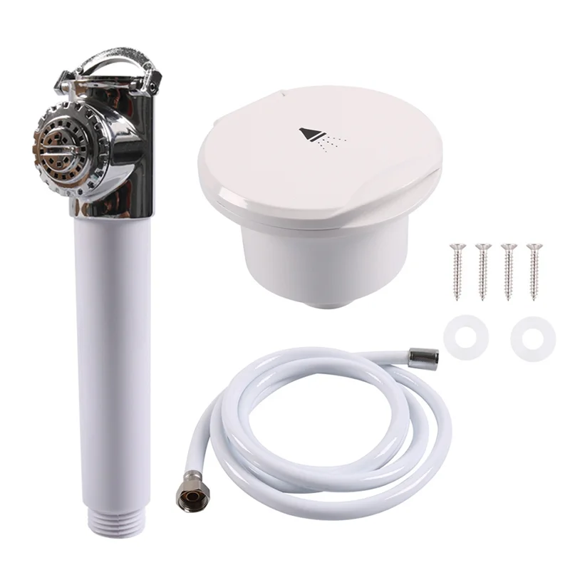 AB61-Portable For RV Shower Head 2.5M Hose Hand-Pumped Spray Bath Accessories For RV Marine Boat Yacht Deck
AB61-Portable For RV Shower Head 2.5M Hose Hand-Pumped Spray Bath Accessories For RV Marine Boat Yacht Deck