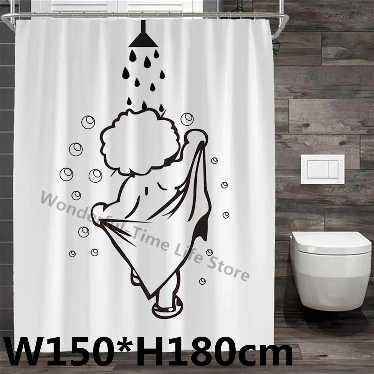 Funny Dinosaur Shower Curtain Kid Cute Cartoon Children Fun Girl Boy White Bath Waterproof Polyester Curtains Bathroom Decor
Funny Dinosaur Shower Curtain Kid Cute Cartoon Children Fun Girl Boy White Bath Waterproof Polyester Curtains Bathroom Decor