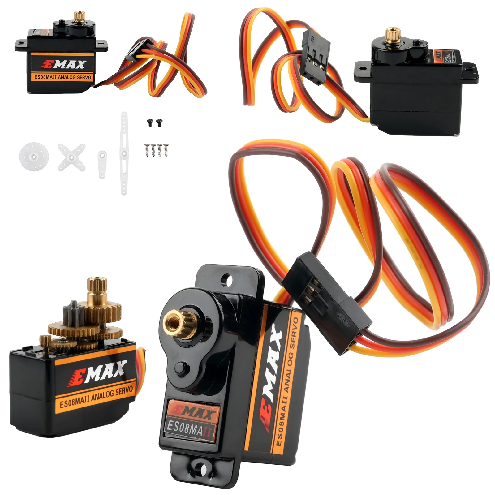 EMAX 9g Сервопривод ES08MA II Самолет с фиксированным крылом ES08MA 2 Робот-сервопривод с металлической шестерней для радиоуправляемых автомобилей Осевая модель самолета SCX24
EMAX 9g Сервопривод ES08MA II Самолет с фиксированным крылом ES08MA 2 Робот-сервопривод с металлической шестерней для радиоуправляемых автомобилей Осевая модель самолета SCX24