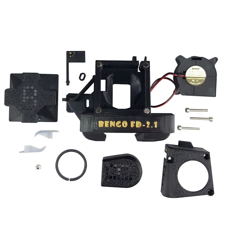 For Ender-3/v2/pro 3D printer Bengo ultra-cooling nozzle heat dissipation magnetic attraction kit made of ABS material
For Ender-3/v2/pro 3D printer Bengo ultra-cooling nozzle heat dissipation magnetic attraction kit made of ABS material