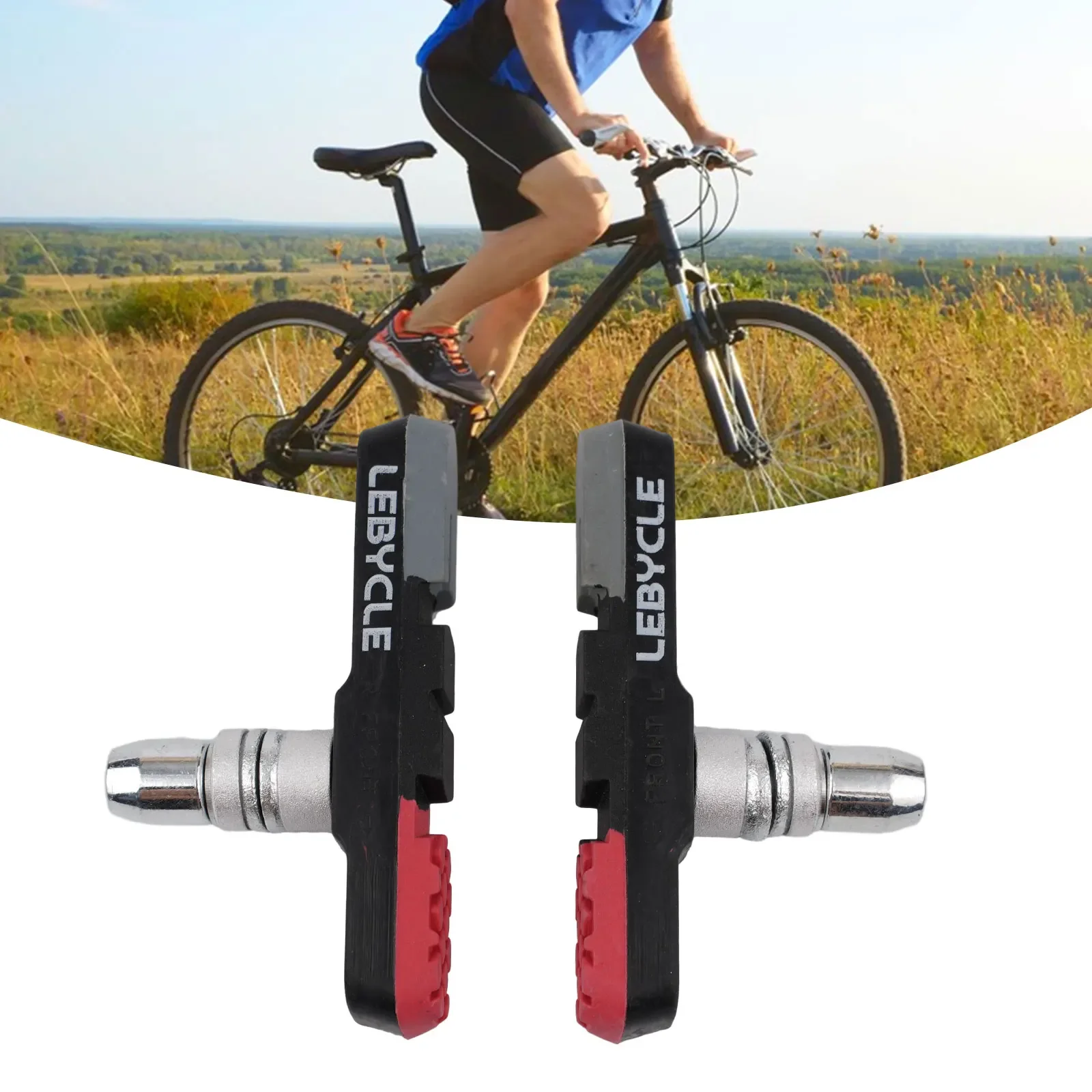 Brakes Block V Brake Pads Cycling Parts Mountain Bike 73MM Length Bicycle Brake Pad V-Brake Pads Virgin Rubber
Brakes Block V Brake Pads Cycling Parts Mountain Bike 73MM Length Bicycle Brake Pad V-Brake Pads Virgin Rubber