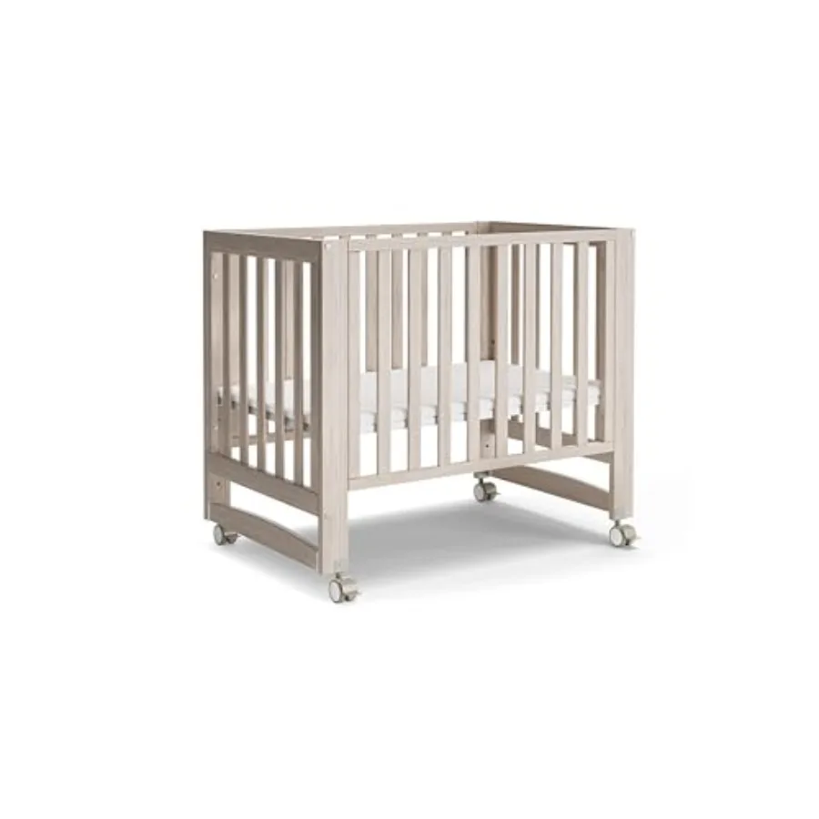 EvoNest Baby Crib, 3 in 1 Convertible Mini Crib with Wheels, 100% New Zealand Wood Crib, 4 Adjustable Mattress Height, GREENGUA
EvoNest Baby Crib, 3 in 1 Convertible Mini Crib with Wheels, 100% New Zealand Wood Crib, 4 Adjustable Mattress Height, GREENGUA