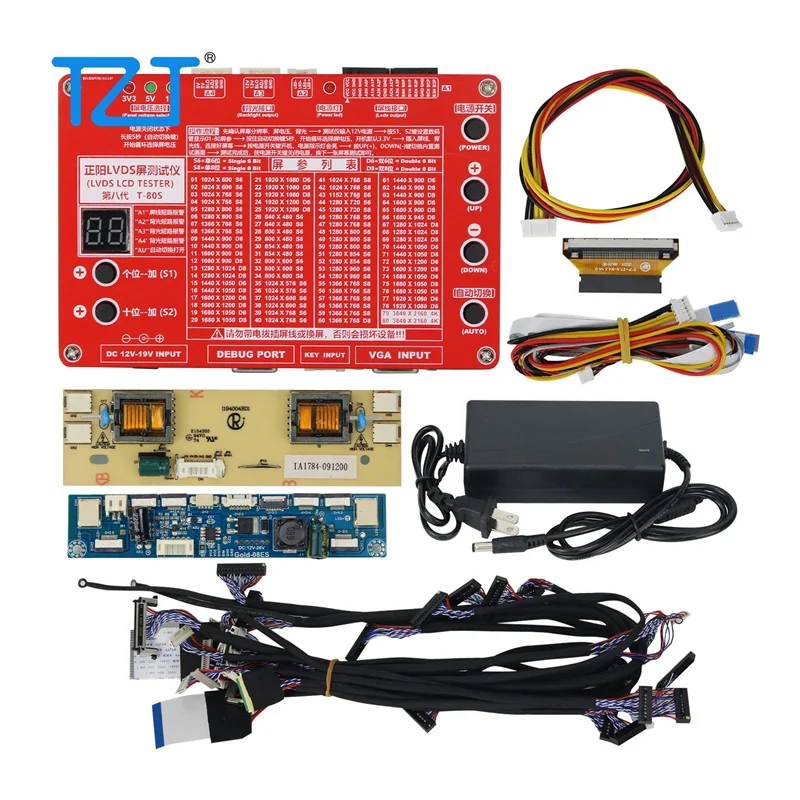 TZT LVDS LCD Tester LCD LED Panel Tester Max 2048x1536 For TV Laptop Screen LCD Monitor Standard Version
TZT LVDS LCD Tester LCD LED Panel Tester Max 2048x1536 For TV Laptop Screen LCD Monitor Standard Version