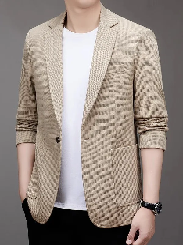 Men's Slim Fit Single Piece Jaet Busin Casual Color Faionable Spring Autumn Seasonal Polyester Fiber Long Sve
Men's Slim Fit Single Piece Jaet Busin Casual Color Faionable Spring Autumn Seasonal Polyester Fiber Long Sve