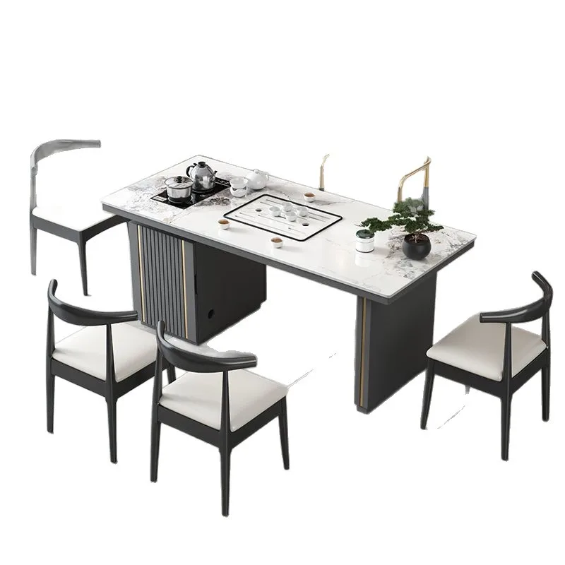Tea Table And Chair Combination One Table And Five Chairs Modern Simple Office
Tea Table And Chair Combination One Table And Five Chairs Modern Simple Office