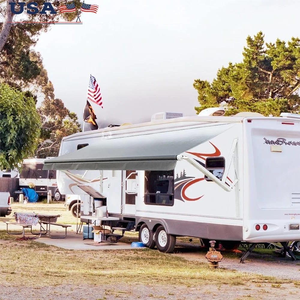 Motorized Retractable RV Awning Full Set Waterproof Vinyl Easy Install Awning 5th Wheel Travel Trailers Toy Haulers Motorhome
Motorized Retractable RV Awning Full Set Waterproof Vinyl Easy Install Awning 5th Wheel Travel Trailers Toy Haulers Motorhome