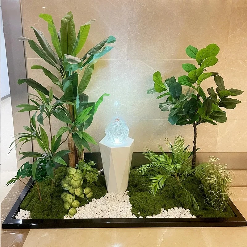 Modern simulation high green plant fake tree decoration indoor landscape decoration
Modern simulation high green plant fake tree decoration indoor landscape decoration