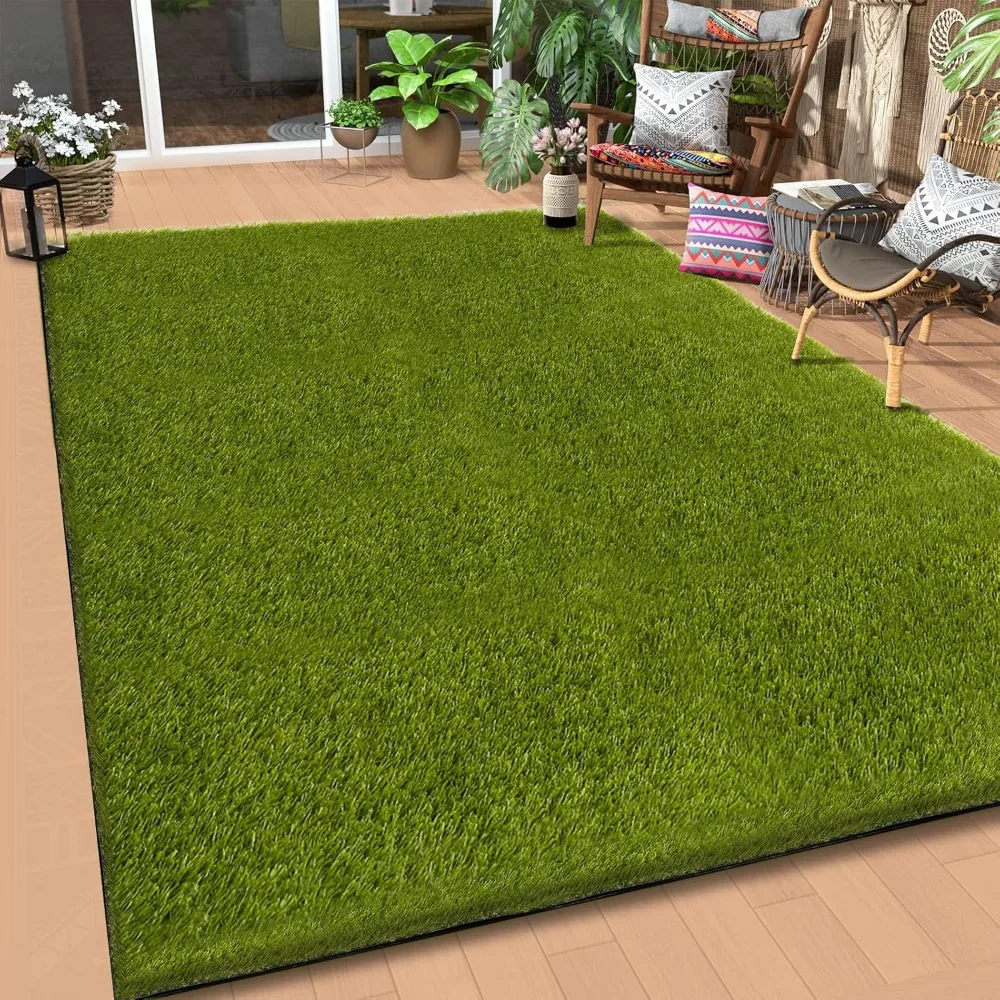 5x8 Ft Realistic Artificial Turf Grass Rug, Indoor Outdoor Garden Lawn Landscape Patios Decoration, Artificial Lawn
5x8 Ft Realistic Artificial Turf Grass Rug, Indoor Outdoor Garden Lawn Landscape Patios Decoration, Artificial Lawn