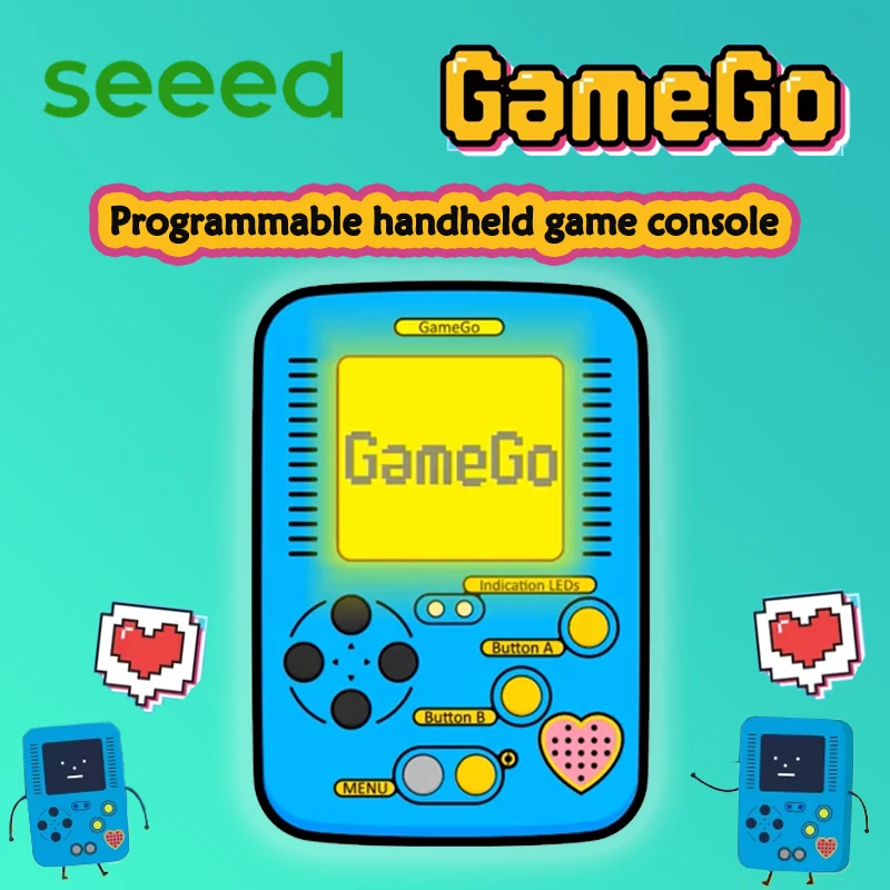 GameGo Portable Game Console programmable Kid's Primary Secondary School Programming Toy Teaching Aids Handheld Game Console
GameGo Portable Game Console programmable Kid's Primary Secondary School Programming Toy Teaching Aids Handheld Game Console