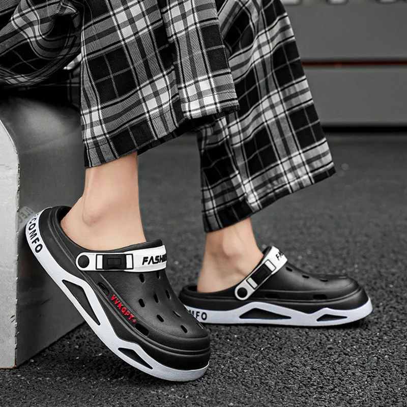 New Fashion Sandals Men's EVA Leisure Comfort Cave Garden Shoes Outdoor Men's Beach Sandals Indoor Home Neutral Slippers
New Fashion Sandals Men's EVA Leisure Comfort Cave Garden Shoes Outdoor Men's Beach Sandals Indoor Home Neutral Slippers