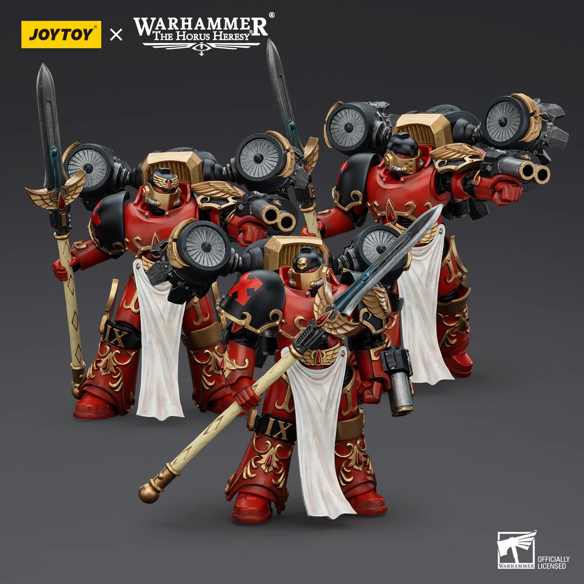 JOYTOY Warhammer The Horus Heresy 1/18 Scale Blood Angels Dawnbreaker Cohort Action Figure Model Toys For Collection
JOYTOY Warhammer The Horus Heresy 1/18 Scale Blood Angels Dawnbreaker Cohort Action Figure Model Toys For Collection