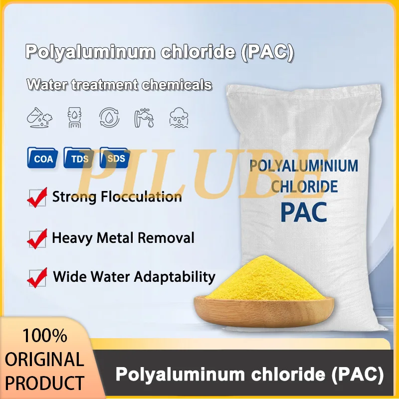 PAC Polyaluminium Chloride Powder Water Treatment Flocculant for Industrial Wastewater Treatment Drinking Water Clarification
PAC Polyaluminium Chloride Powder Water Treatment Flocculant for Industrial Wastewater Treatment Drinking Water Clarification