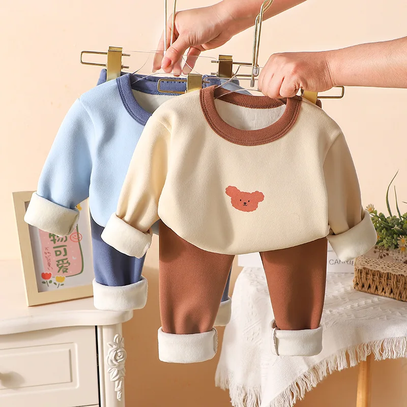 Autumn and Winter Children's Velvet Autumn Clothes and Pants, Men's and Women's Low Neck Warm and Velvet Warm Underwear Set
Autumn and Winter Children's Velvet Autumn Clothes and Pants, Men's and Women's Low Neck Warm and Velvet Warm Underwear Set