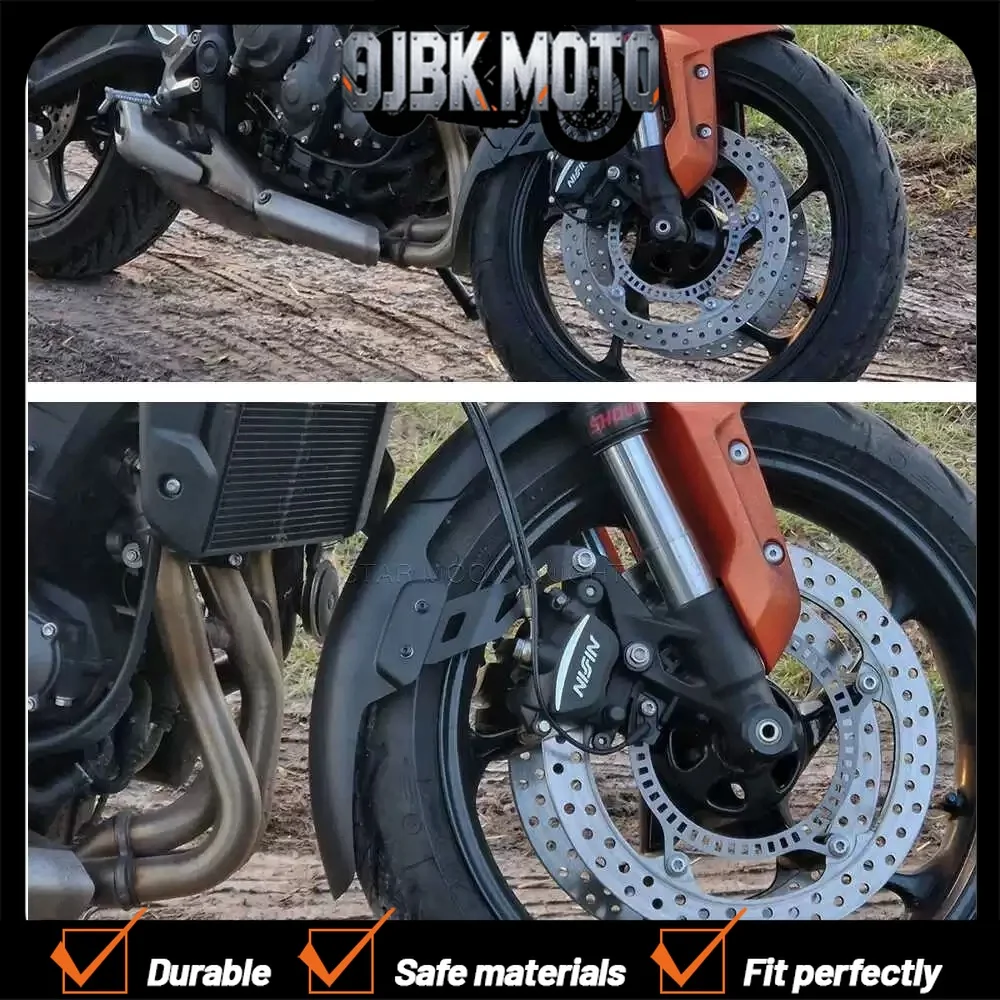 Compatible with Triumph Trident 660 motorcycles (2021-2024 models): Mudguards/Splash guards/Extended front wheel mudguards
Compatible with Triumph Trident 660 motorcycles (2021-2024 models): Mudguards/Splash guards/Extended front wheel mudguards