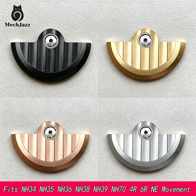 Gold Plated Geneva Striped Pattern Rotor for Seiko NH35 NH36 4R35 4R36 6R Movement Watch Custom Modification Accessories
Gold Plated Geneva Striped Pattern Rotor for Seiko NH35 NH36 4R35 4R36 6R Movement Watch Custom Modification Accessories