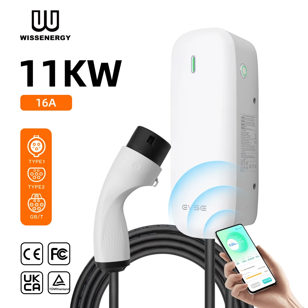 11kw 3 Phase Adjustable Current EVSE EV Car Charger Stand EU Standard 16A APP for Public Charging Stations
11kw 3 Phase Adjustable Current EVSE EV Car Charger Stand EU Standard 16A APP for Public Charging Stations