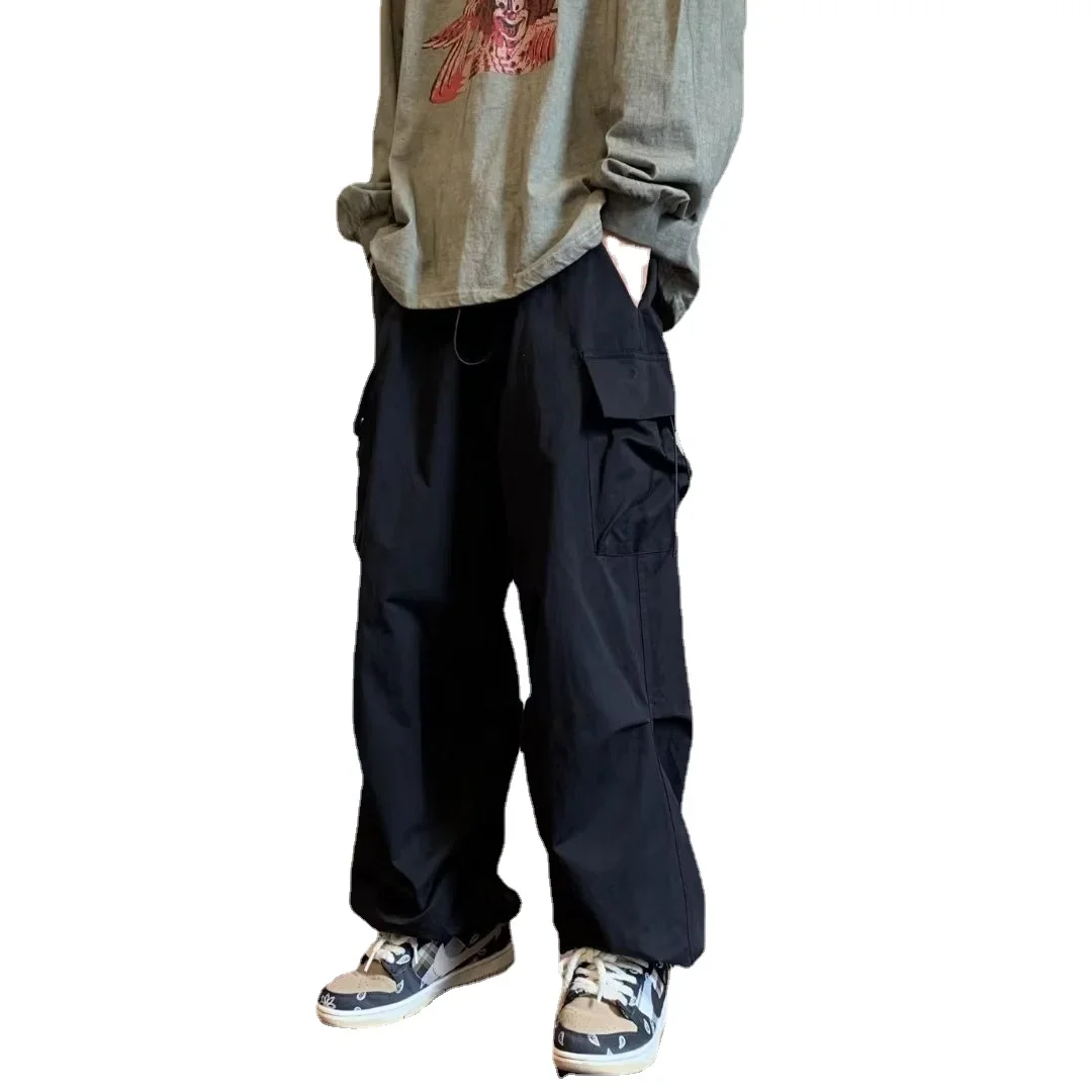 Cargo Pants Men Streetwear Hip Hop Pants Elastic Waist Harem Ankle length Trousers Black Harajuku Casual Pocket Women Pants 2025
Cargo Pants Men Streetwear Hip Hop Pants Elastic Waist Harem Ankle length Trousers Black Harajuku Casual Pocket Women Pants 2025
