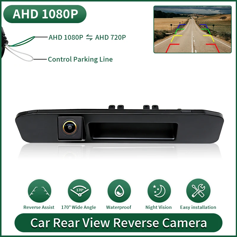 AHD 1080P Car Trunk Handle Rearview Camera For Mercedes Benz W205 Vito W447 W176 ML A180 A200 A260 GLA 250 GLC GLE W117 W166
AHD 1080P Car Trunk Handle Rearview Camera For Mercedes Benz W205 Vito W447 W176 ML A180 A200 A260 GLA 250 GLC GLE W117 W166