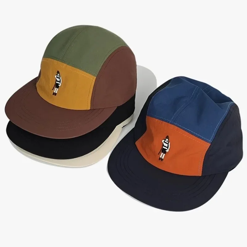 Retro color blocked quick drying five piece hat for women, summer camping, sun protection, versatile duckbill hat for men
Retro color blocked quick drying five piece hat for women, summer camping, sun protection, versatile duckbill hat for men