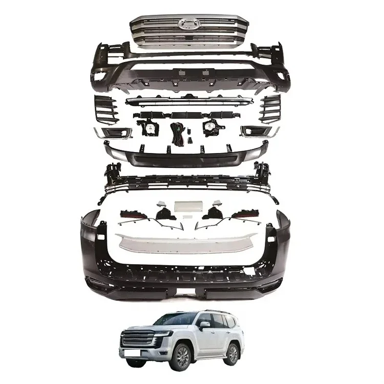 Factory Direct Upgrade Body Kit Front Rear Bumper Grille Fog Lamps Body Kits for Land Cruiser Landcruiser LC300
Factory Direct Upgrade Body Kit Front Rear Bumper Grille Fog Lamps Body Kits for Land Cruiser Landcruiser LC300