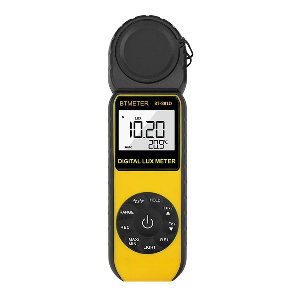Backlit Display Lux Meter Analyzers LCD Display Ambient Thermometer Silicon Filter Diode Storage Temperature Range
Backlit Display Lux Meter Analyzers LCD Display Ambient Thermometer Silicon Filter Diode Storage Temperature Range