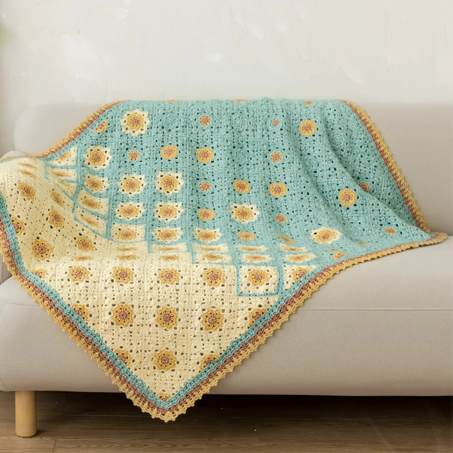 Susan's Family DIY Crochet Blanket Kit Fallen Flowers Blanket Material Package Blanket Crochet Kit
Susan's Family DIY Crochet Blanket Kit Fallen Flowers Blanket Material Package Blanket Crochet Kit