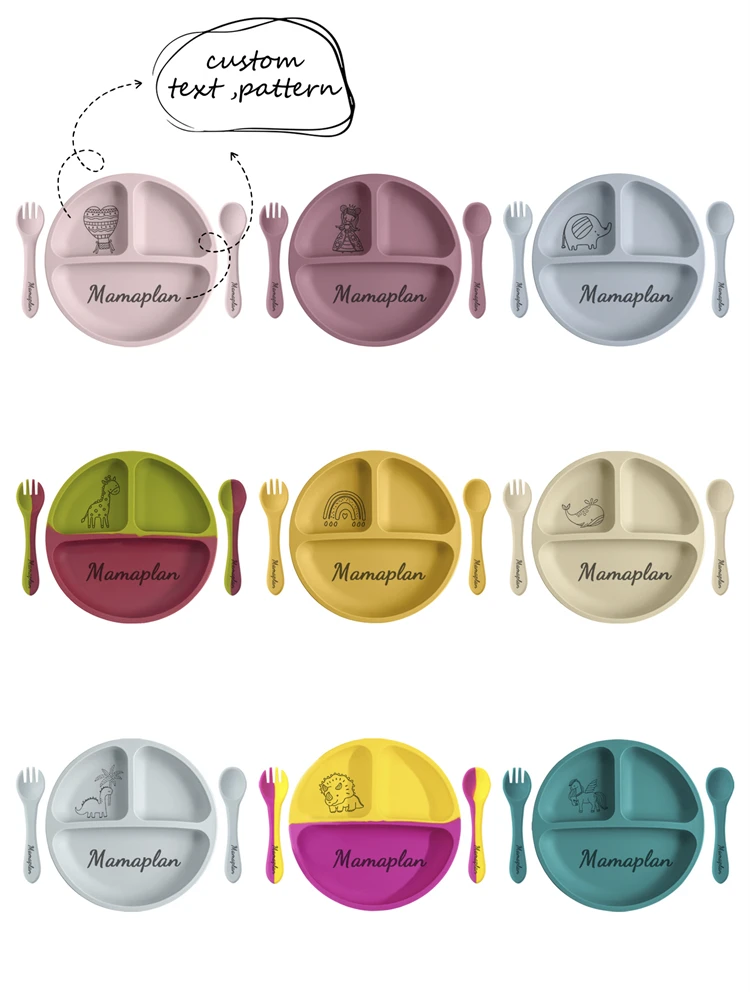 3 шт., силиконовый набор для кормления детей, не содержащий BPA, нескользящая присоска, тарелка, ложка, можно мыть в посудомоечной машине, 12 м + посуда для малышей
3 шт., силиконовый набор для кормления детей, не содержащий BPA, нескользящая присоска, тарелка, ложка, можно мыть в посудомоечной машине, 12 м + посуда для малышей