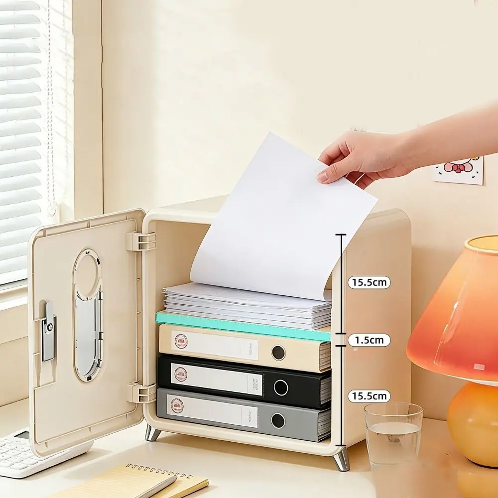 Plastic Lockable Storage Box Large Capacity Space Saving Combination Lock Storage Case Dust-proof Desktop File Organizer
Plastic Lockable Storage Box Large Capacity Space Saving Combination Lock Storage Case Dust-proof Desktop File Organizer