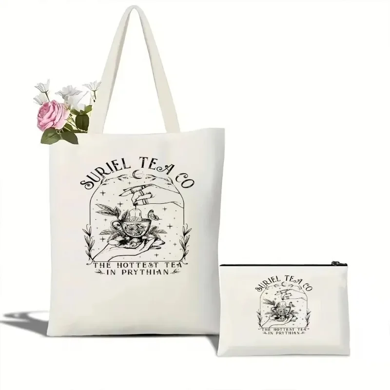 Suriel Tea Co Tote Bag Acotar Bag Bookish Bag Sarah J Maas A Court of Thorns and Roses Cosmetic Bag SJM Merch Bookish GIFT Tote
Suriel Tea Co Tote Bag Acotar Bag Bookish Bag Sarah J Maas A Court of Thorns and Roses Cosmetic Bag SJM Merch Bookish GIFT Tote