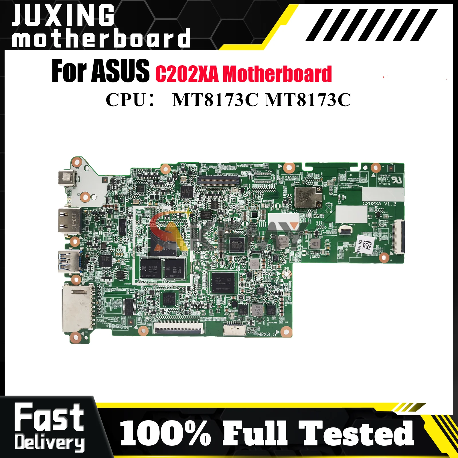 C202XA Материнская плата для ноутбука ASUS Chromebook C202X C202XA Материнская плата для ноутбука с MT8173C 100% тестирование ОК быстрая доставка stk
C202XA Материнская плата для ноутбука ASUS Chromebook C202X C202XA Материнская плата для ноутбука с MT8173C 100% тестирование ОК быстрая доставка stk