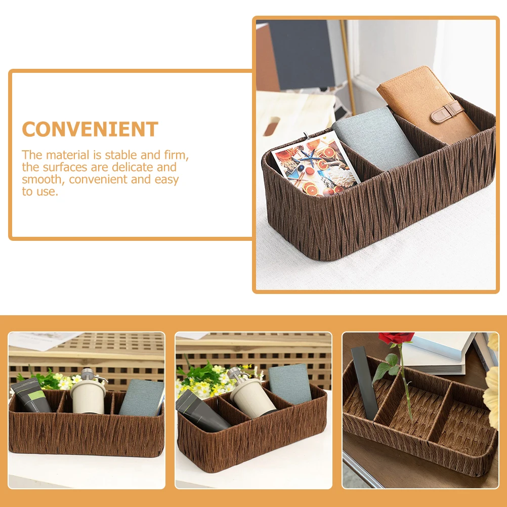 Storage Box Baskets Multi-function Organizer for Desk Woven Household Desktop Iron
Storage Box Baskets Multi-function Organizer for Desk Woven Household Desktop Iron