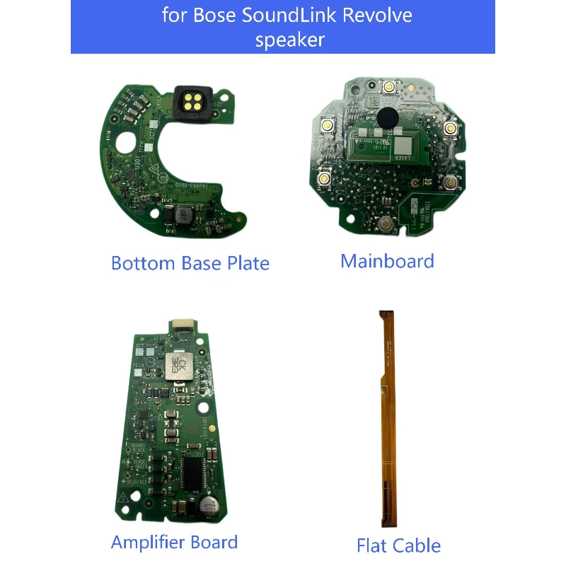 Repair Accessories for Bose SoundLink Revolve, Mainboard/Amplifier/Base Plate/Flat Cable, Original Pulled Parts
Repair Accessories for Bose SoundLink Revolve, Mainboard/Amplifier/Base Plate/Flat Cable, Original Pulled Parts