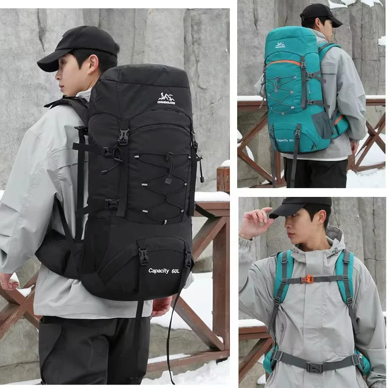 60L Travel Backpack School Bag Camping Climbing Backpack Travel Sports Trekking Hiking Rucksack with Rain Cover Bag
60L Travel Backpack School Bag Camping Climbing Backpack Travel Sports Trekking Hiking Rucksack with Rain Cover Bag
