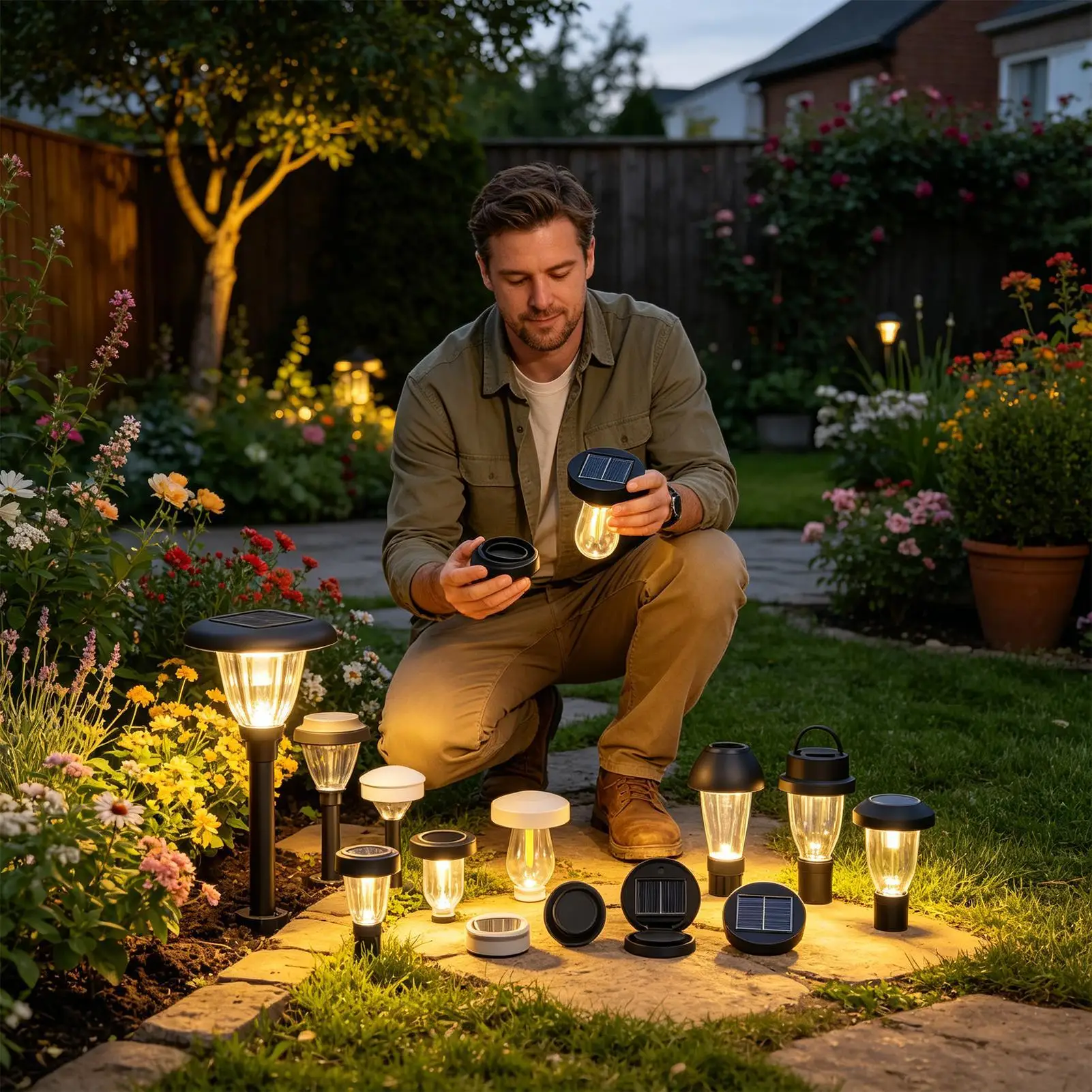 Solar Lantern Replacement Top With Bulb 4 Piece Waterproof LED High Brightness Solar Lights Replacement Parts For 7.4-8cm Lamp
Solar Lantern Replacement Top With Bulb 4 Piece Waterproof LED High Brightness Solar Lights Replacement Parts For 7.4-8cm Lamp