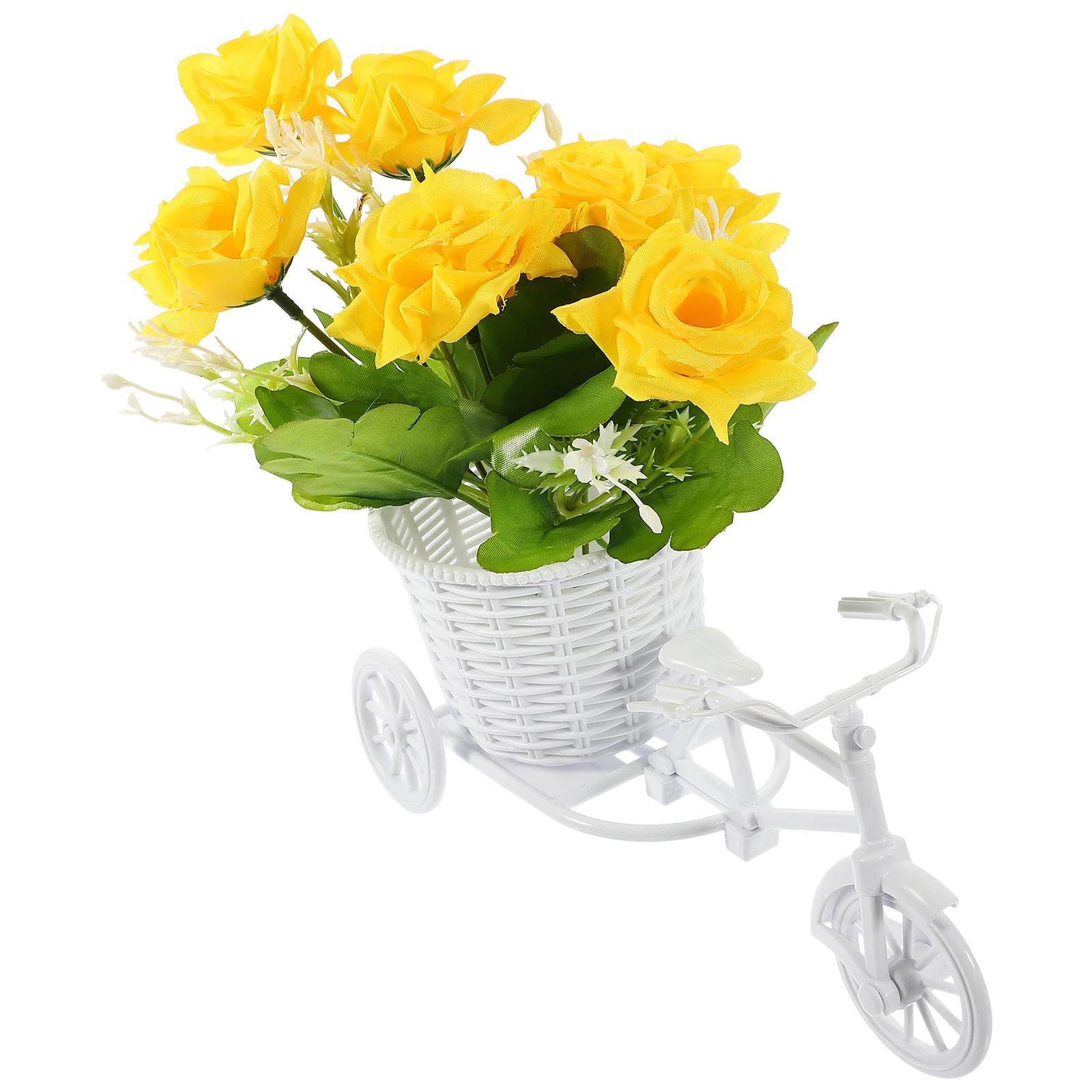 Simulation Decorative Artificial Flowers with Bicycle Basket for Home Desktop Bookshelf Windowsill Decor Realistic Plastic
Simulation Decorative Artificial Flowers with Bicycle Basket for Home Desktop Bookshelf Windowsill Decor Realistic Plastic