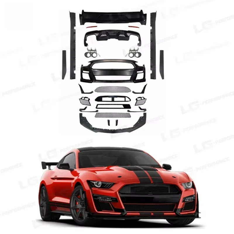 Высококачественный обвес для Mustang 18-20: обновление до стиля GT500 — передний и задний бамперы, боковые пороги, передний сплиттер, выхлопная система.
Высококачественный обвес для Mustang 18-20: обновление до стиля GT500 — передний и задний бамперы, боковые пороги, передний сплиттер, выхлопная система.