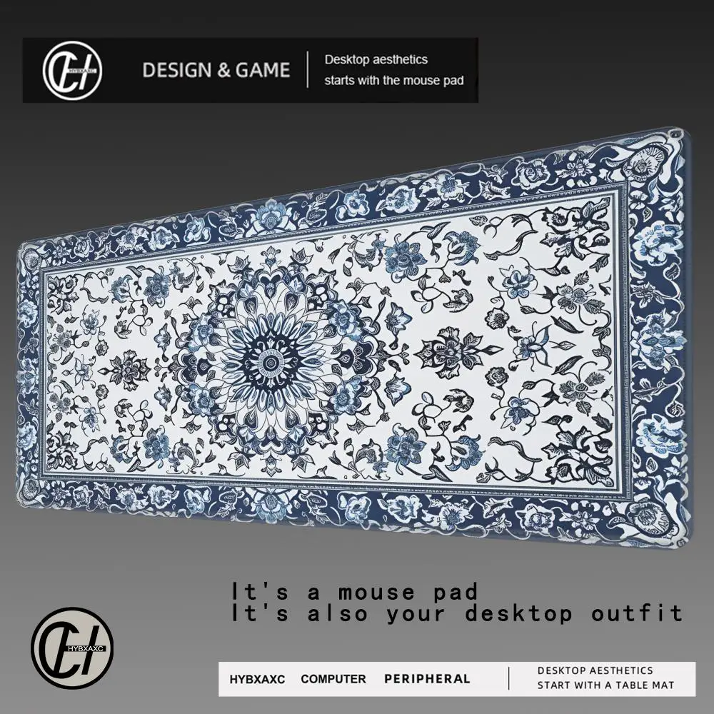HYBXAXC New black Persian Carpet Mysterious Retro Mouse Pad Pc Gamer Mousepad Rubber Mouse Mat Gaming Keyboard Pads Desk Mat
HYBXAXC New black Persian Carpet Mysterious Retro Mouse Pad Pc Gamer Mousepad Rubber Mouse Mat Gaming Keyboard Pads Desk Mat