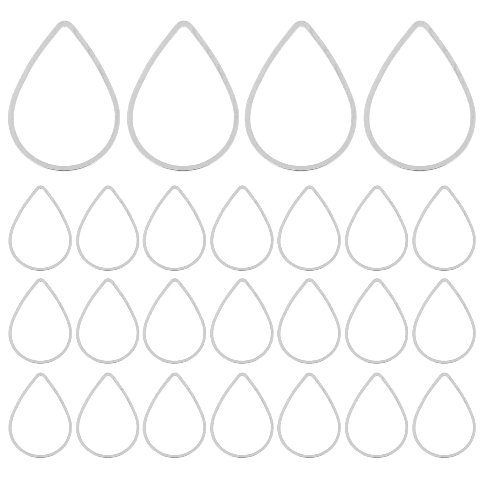 30 Pcs Water Drop Earrings Bracelet Charms for Jewelry Making Bracelets Teardrop Diy Pendants Copper
30 Pcs Water Drop Earrings Bracelet Charms for Jewelry Making Bracelets Teardrop Diy Pendants Copper