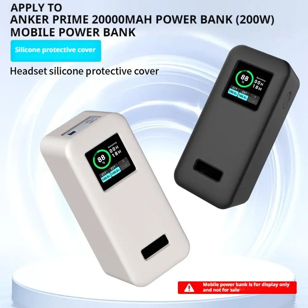 Silicone Case Bags Suitable for Anker Prime 20000mAH Power Bank (250W) Anti-collision And Anti-touch 360° All-round Protection
Silicone Case Bags Suitable for Anker Prime 20000mAH Power Bank (250W) Anti-collision And Anti-touch 360° All-round Protection