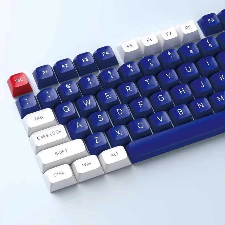 Mechanical keyboard keyboard ASA smooth ball cap full set of two-color injection molding PBT material three-color matching Chuan
Mechanical keyboard keyboard ASA smooth ball cap full set of two-color injection molding PBT material three-color matching Chuan