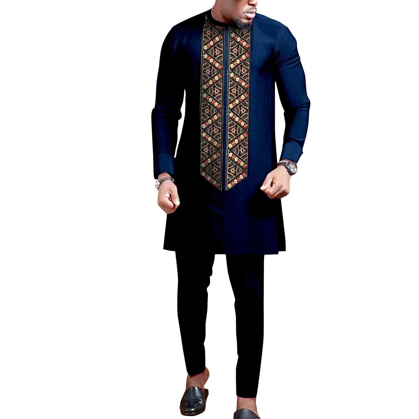 High Quality Kaftan Elegant African Men's Set 2 Pieces Outfits Ethnic Tops and Pants Luxury Men's Suit Wedding Men Clothing
High Quality Kaftan Elegant African Men's Set 2 Pieces Outfits Ethnic Tops and Pants Luxury Men's Suit Wedding Men Clothing