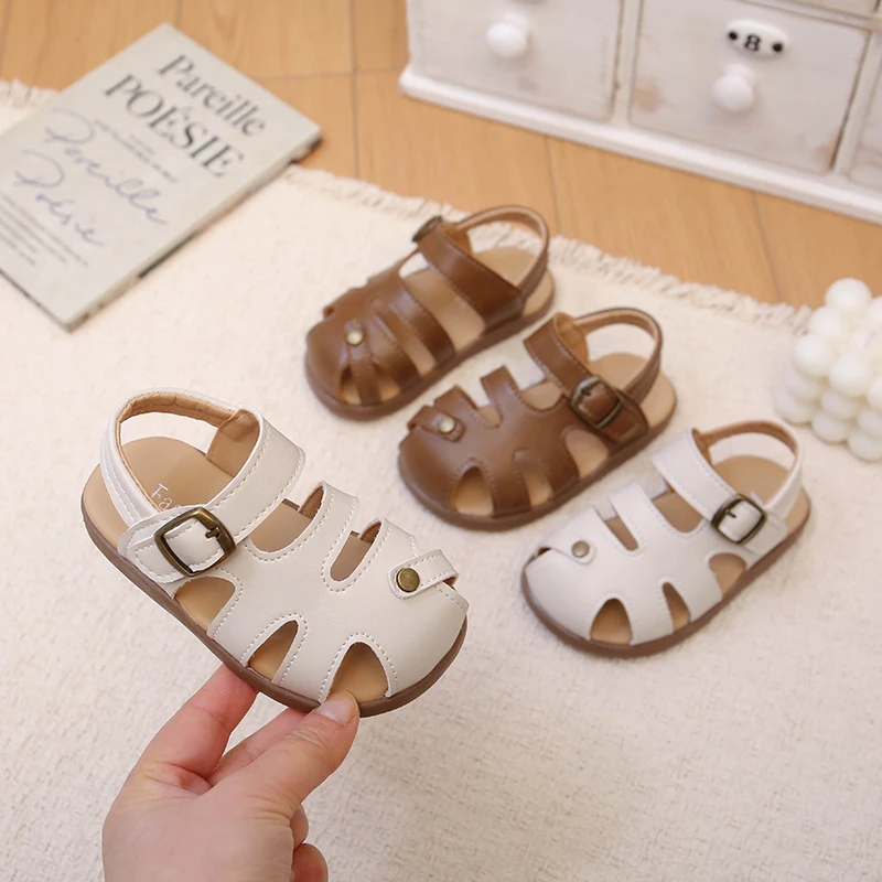 2026 New Summer Baby Shoes Leather Closed Toe Girls Sandals Soft Sole Non-slip Fashion Toddler Boys Sandals 16-26
2026 New Summer Baby Shoes Leather Closed Toe Girls Sandals Soft Sole Non-slip Fashion Toddler Boys Sandals 16-26