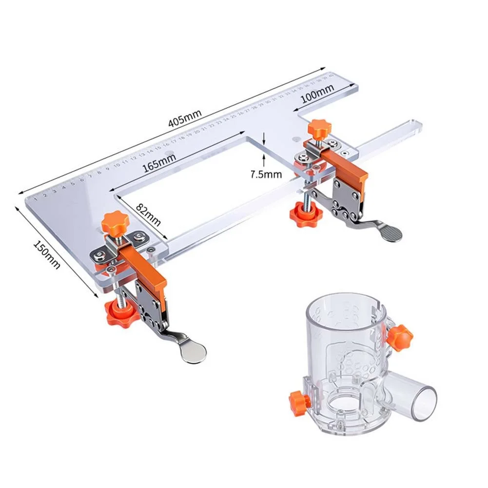 1 Set PC Woodworking Slotting Plate For Mold Cabinet Door Drilling Jig Auxiliary Tool Clamp Edge Trimming Template
1 Set PC Woodworking Slotting Plate For Mold Cabinet Door Drilling Jig Auxiliary Tool Clamp Edge Trimming Template