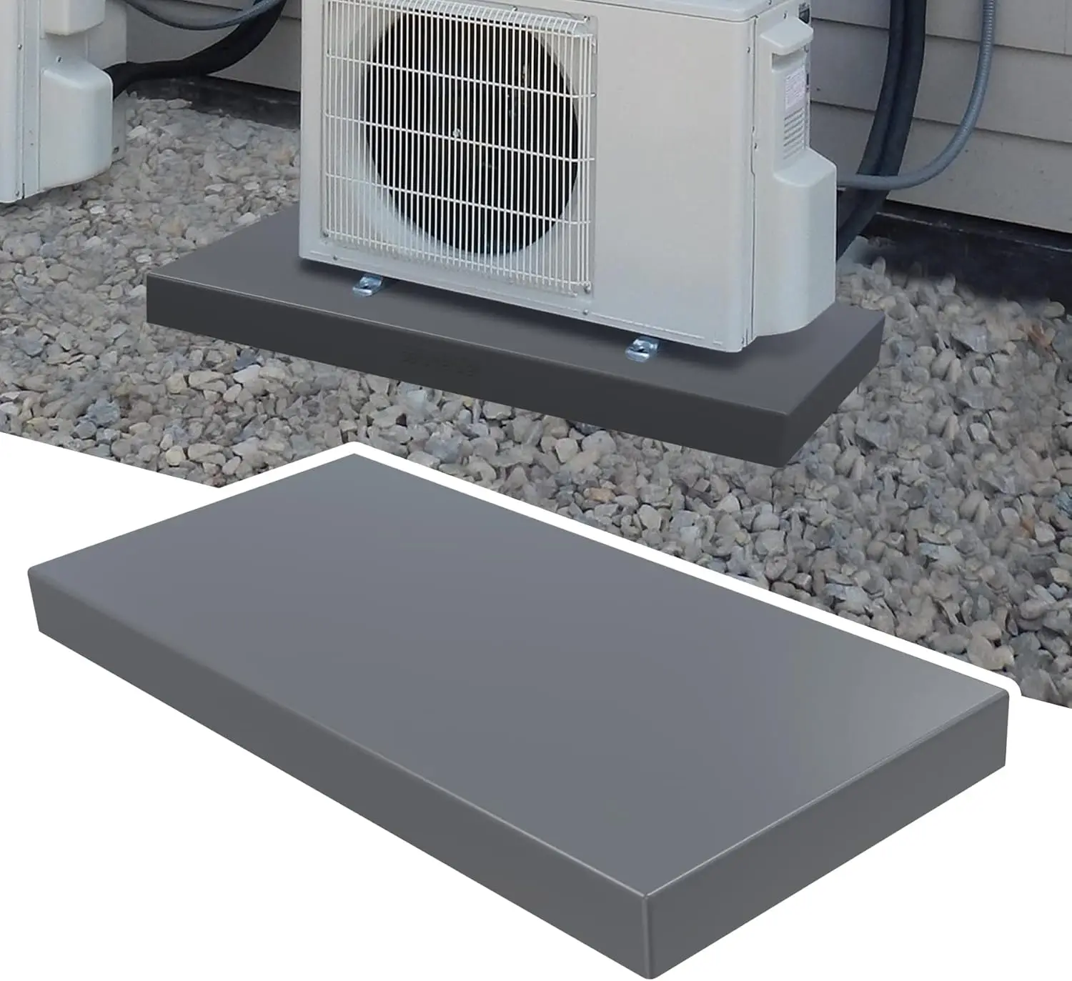 Memrita Split Pad for Air Conditioner Heat Systems, Equipment Pad Ground Leveling Base for Outdoor Condenser Units, 38" x
Memrita Split Pad for Air Conditioner Heat Systems, Equipment Pad Ground Leveling Base for Outdoor Condenser Units, 38" x