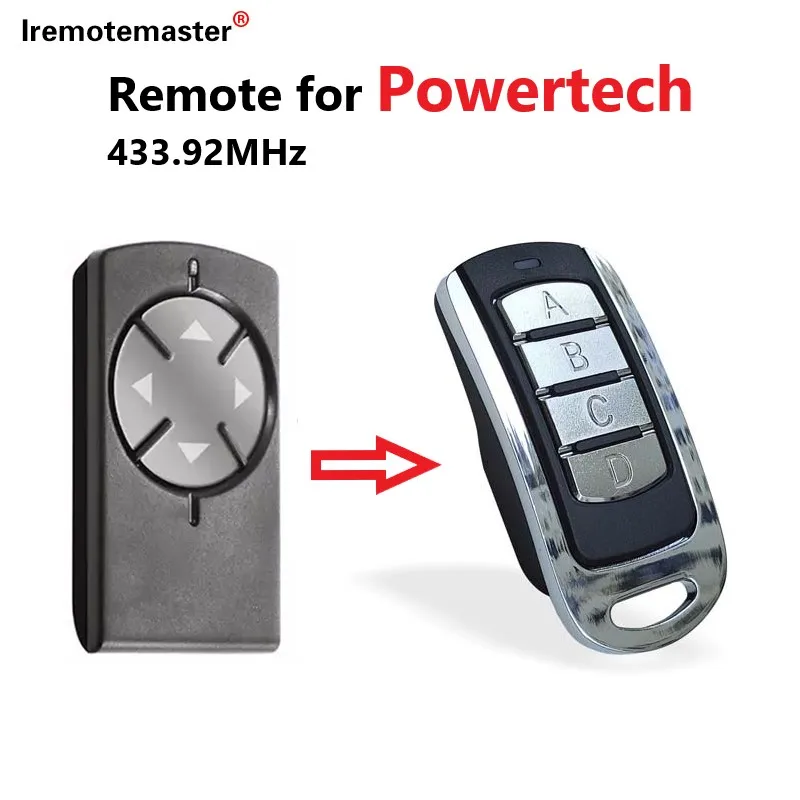 Rolling Code PR-2 4-Channel for Powertech Transmitter Replacement single-gate or dual-gate operation Remote Controller
Rolling Code PR-2 4-Channel for Powertech Transmitter Replacement single-gate or dual-gate operation Remote Controller